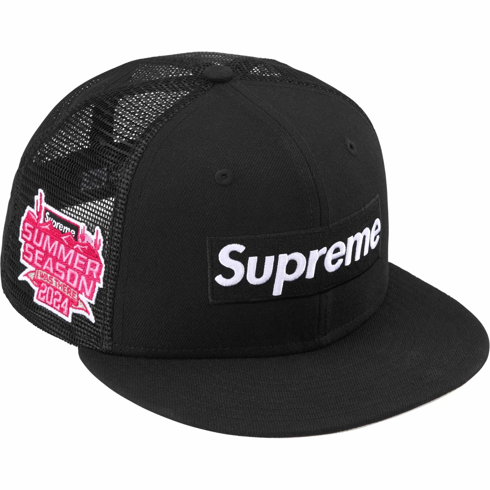 Supreme Box logo maille dos nouvelle ère casquette noire (taille 8)