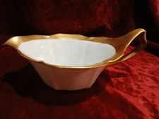 R & S  Germany Gravy/Cream Boat Fine China  6"L× 3"H× 4" W