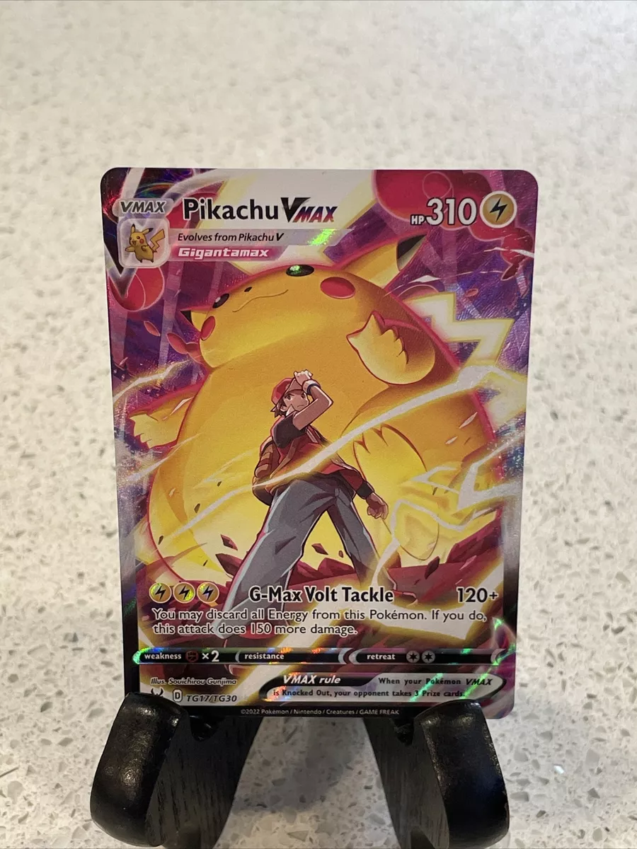 2022 Pokemon Lost Origin Ultra Rare Pikachu Vmax TG17/TG30 – Mint