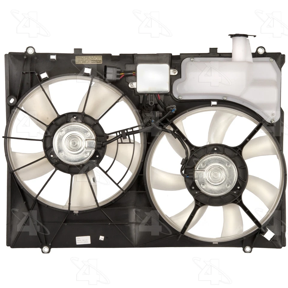 For 2007-2010 Toyota Sienna Dual Radiator and Condenser Fan Assembly 4 Seasons - Image 3 of 4