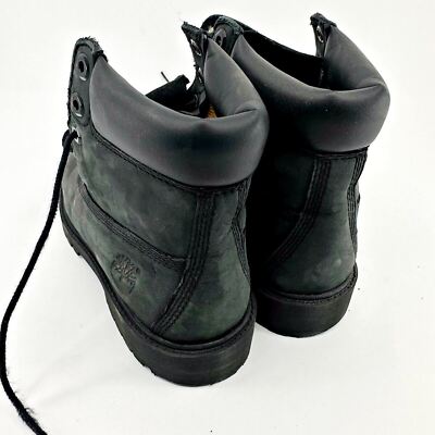 Timberland 6in Premium Black Junior Kids Size 4 Boots 12907 | eBay