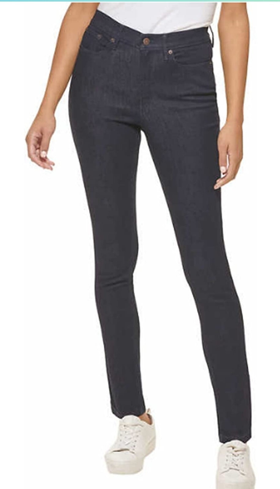 Calvin Klein Jeans ajustados de tiro alto para mujer, #8 ajustados