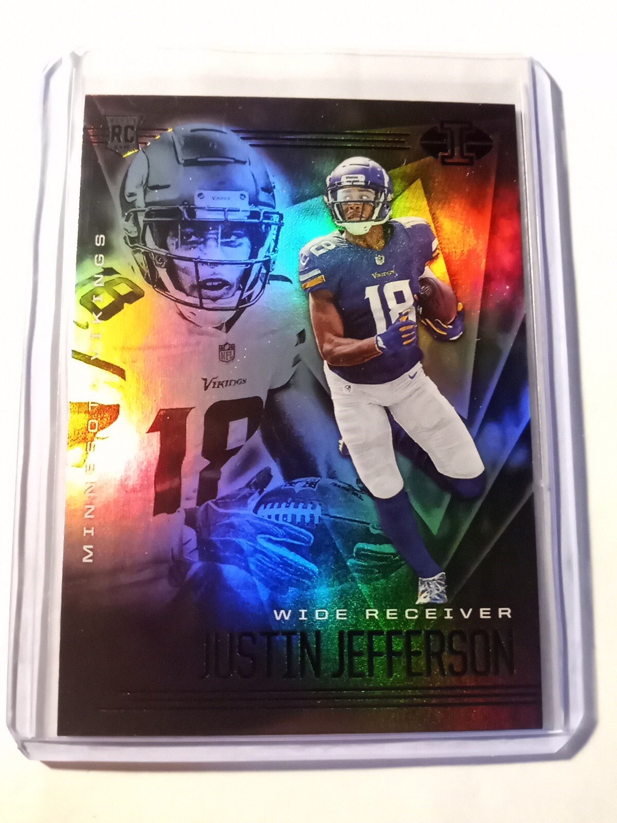 JUSTIN JEFFERSON RC 2020 Panini Illusions #22 Rookie NFL Minnesota Vikings