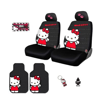 New Plasticolor Hello Kitty Core Auto Car Truck SUV Accessories Pink Paw Head...