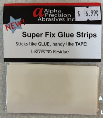 Alpha Abrasives #0501: Super Fix Glue Strips
