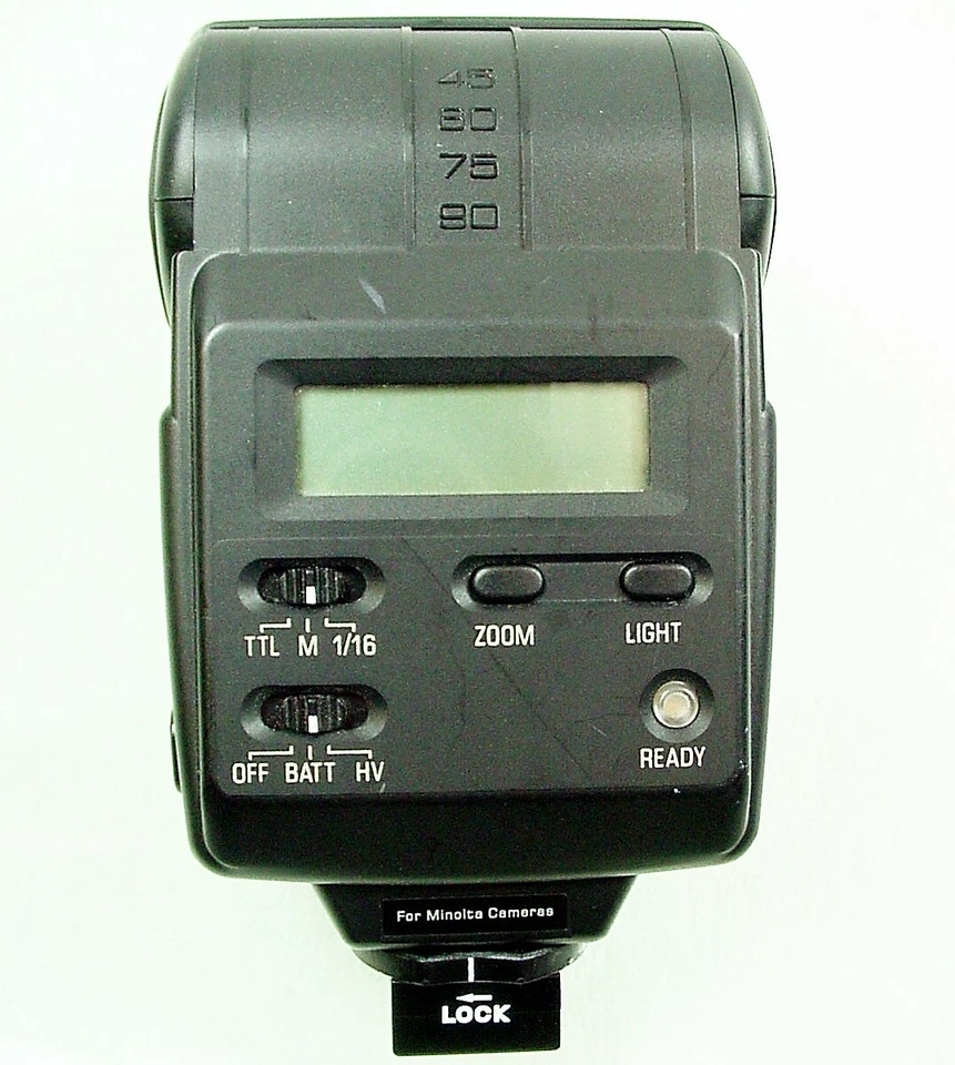 Flash Metz 40 AF-4M | Se adapta a Minolta AF o Sony Alpha | Probado | Bonito | $48 | Foto 2 de 4