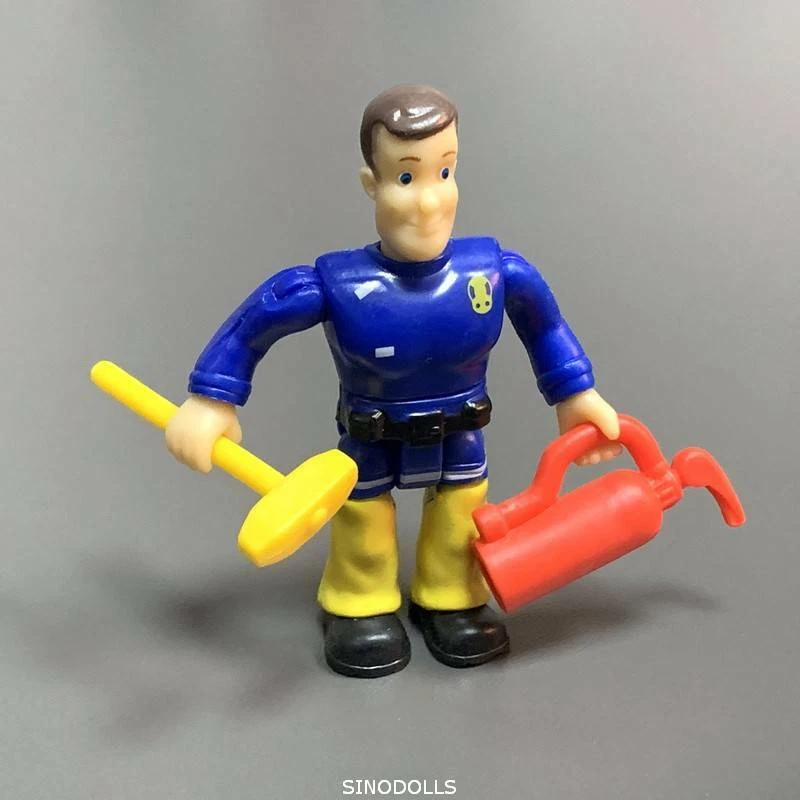 Lot 2pcs Fireman Sam Elvis & Accessories Action Figures Toy Playset - Image 2 of 4