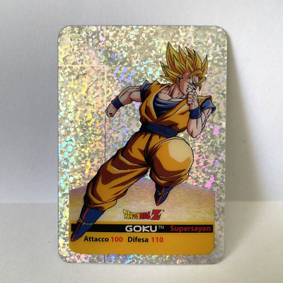 Lamincards Dragon Ball Z Edibas Platinum Series GOKU N P3 Platinum