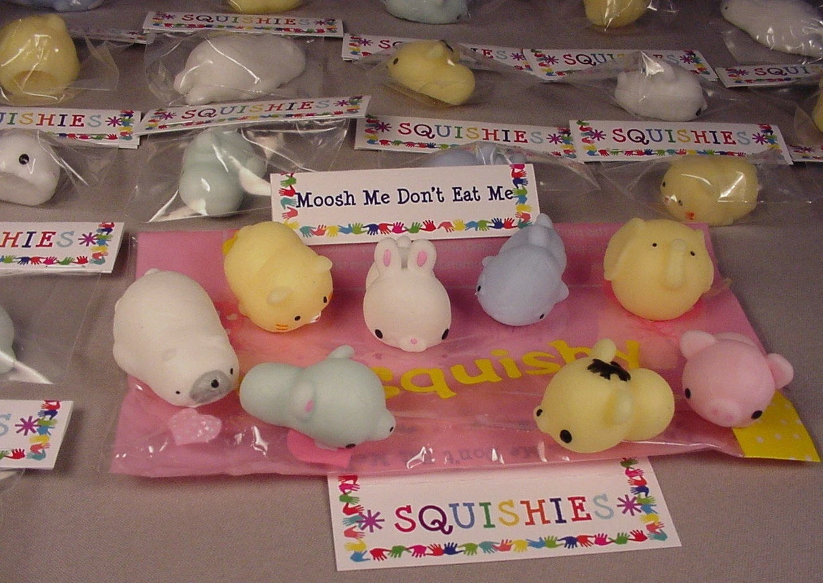 40 pc. Squishy Toys Mochi Animals Stress Squishies pack In Stock | eBay