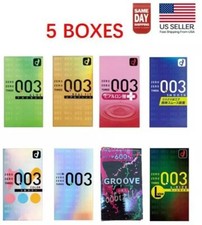 Okamoto Condom 003 8 types condoms 5boxes - US Seller