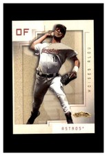 MOISES ALOU RARE 2001 FLEER SHOWCASE #78 ASTROS ONE OF A KIND JASON KENDALL BACK