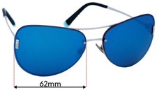 SFx Replacement Sunglass Lenses fits Tiffany  Co TF3066 - 62mm Wide