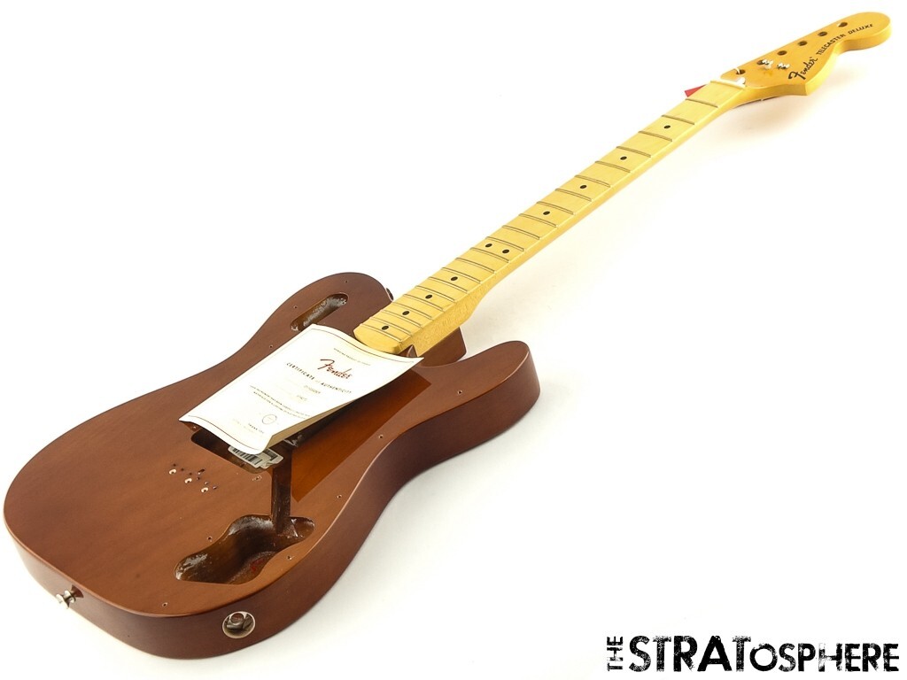 Fender AV II 1975 Tele Deluxe BODY + NECK, Telecaster Mocha | eBay