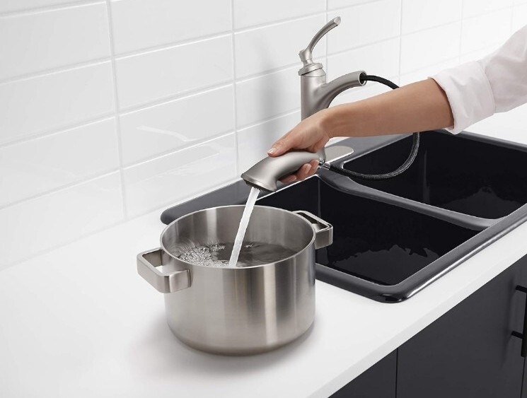 KohlerElliston Pullout Kitchen FaucetKR16399SDVS Vibrant