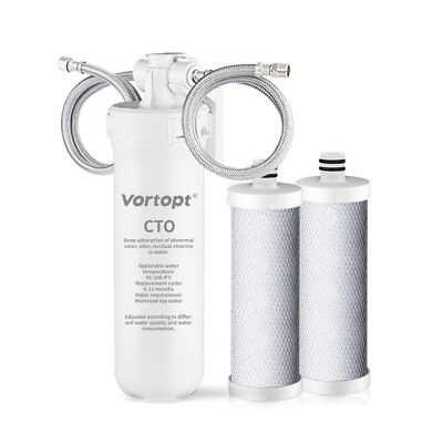 Vortopt Wasserhahnfilter Wasser Filter On Tap Trinkwasser Leitungswasser 70L