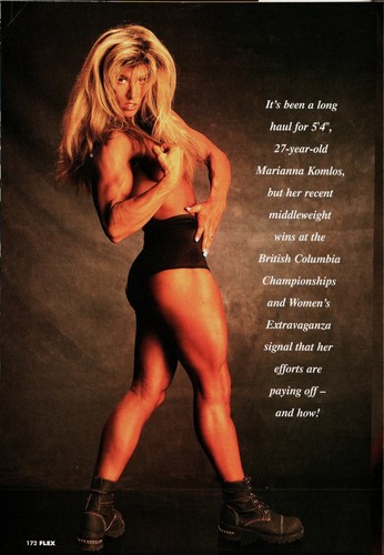 Flex Magazine 11/1997 Marianna Komlos Natalia Murnikoviene Melissa Coates - Picture 6 of 16