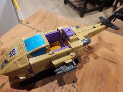 Transformers G1 Micromasters Skyhopper  Shell Rusty screws Tail Rotor Part