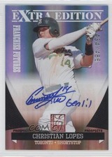 2011 Donruss Elite Extra Edition 434/486 Christian Lopes #77 Auto 1m8