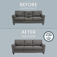 23" Sofa Upholstery Spring Replacement, 2pk Repair Kit for Furniture Chair Co...