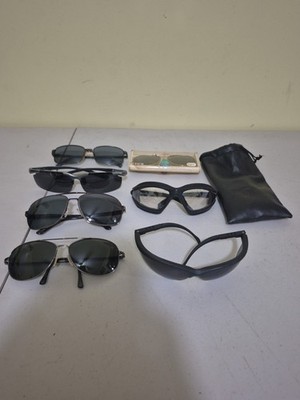 LOT BUNDLE 7 Sunglasses Assorted Brands Styles Men/Women Preowned