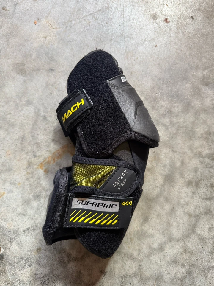 Bauer Supreme Mach Ice Hockey Elbow Pads Intermediate Size Medium (0911-1813) - Image 2 of 3