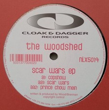 The Woodshed - Scar Wars EP 12" Vinyl 3 tracks RARE 