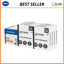 Pen Gear Copy Paper, 8.5" x 11", 20 lb, 92 Bright, White, 8 Reams, 4000 Sheets