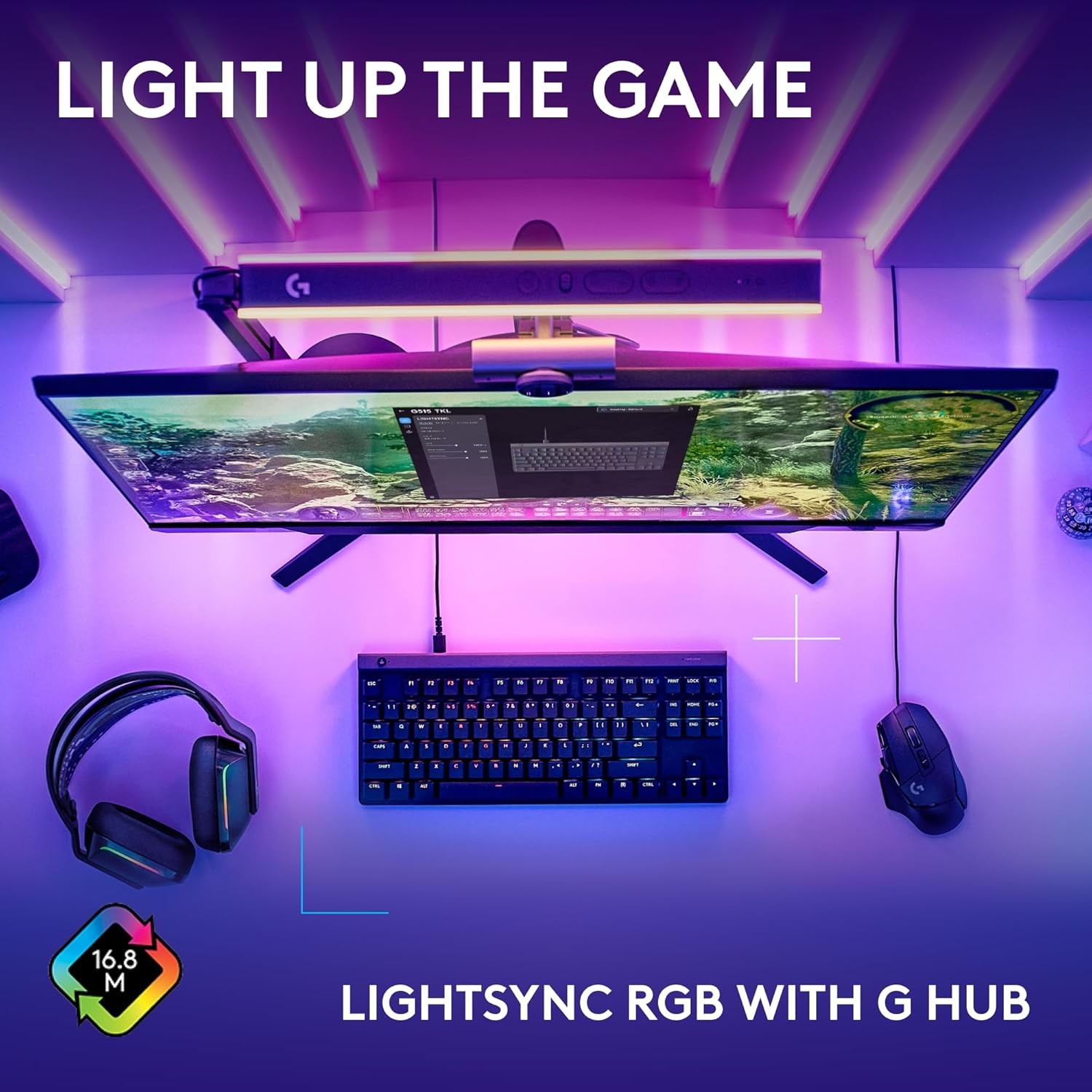 Teclado Gaming G515 TKL con cable y perfil bajo, imagen 6