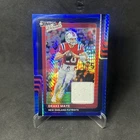 2025 Donruss Optic Drake Maye Blue Hyper (RAW)