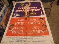 MISTER ROBERTS/ORIG. US ONE SHEET MOVIE POSTER (HENRY FONDA/JAMES CAGNEY) B48