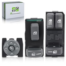 15151356 Window Mirror Switch Front Driver Passenger Switch for GMC Chevy