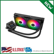 FW 240 SE ARGB Black-Aio CPU Liquid Cooler,Ips LCD Screen with 320  240 Resolut
