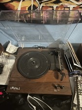 LP No.1 Vinyl Record Player with Built-in Speakers, Vinyl Turntable