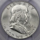 1962-D 50c Franklin Half Dollar - PCGS MS 64 FBL