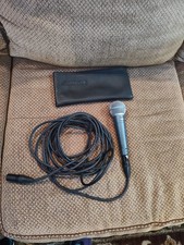 Shure Beta 58A Supercardioid Dynamic Vocal Microphone US W/ Cord Storage Bag.