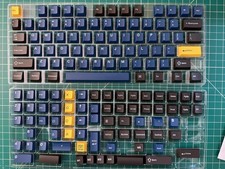Keychron Double-Shot PBT Keycap Set - Cherry Profile - Blue/Yellow