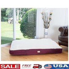Extra Large Dog Pet Bed Mat Waterproof Skid-Free Heavy-Duty Canvas Soft Plush US