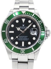 Orologio ROLEX Submariner Date Green Sub 16610LV nero da uomo usato #331017