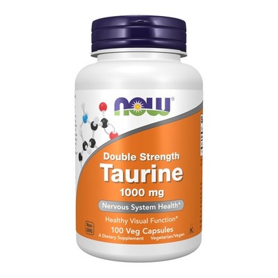 Taurine Supplement 1000mg - 100 Capsules | Amino Acid for Health & Longevity