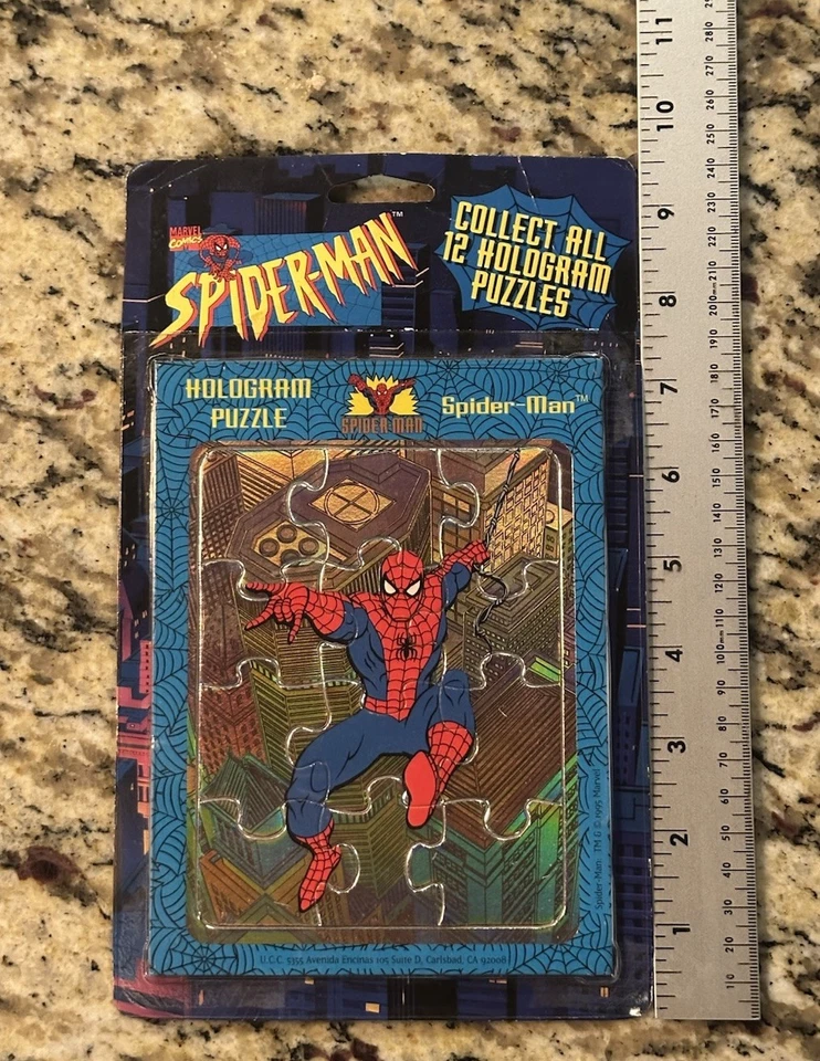 Rompecabezas holograma Spider-Man de colección Marvel Comics Spider-Man - UCC Dist. 1996 Foto 3 de 3