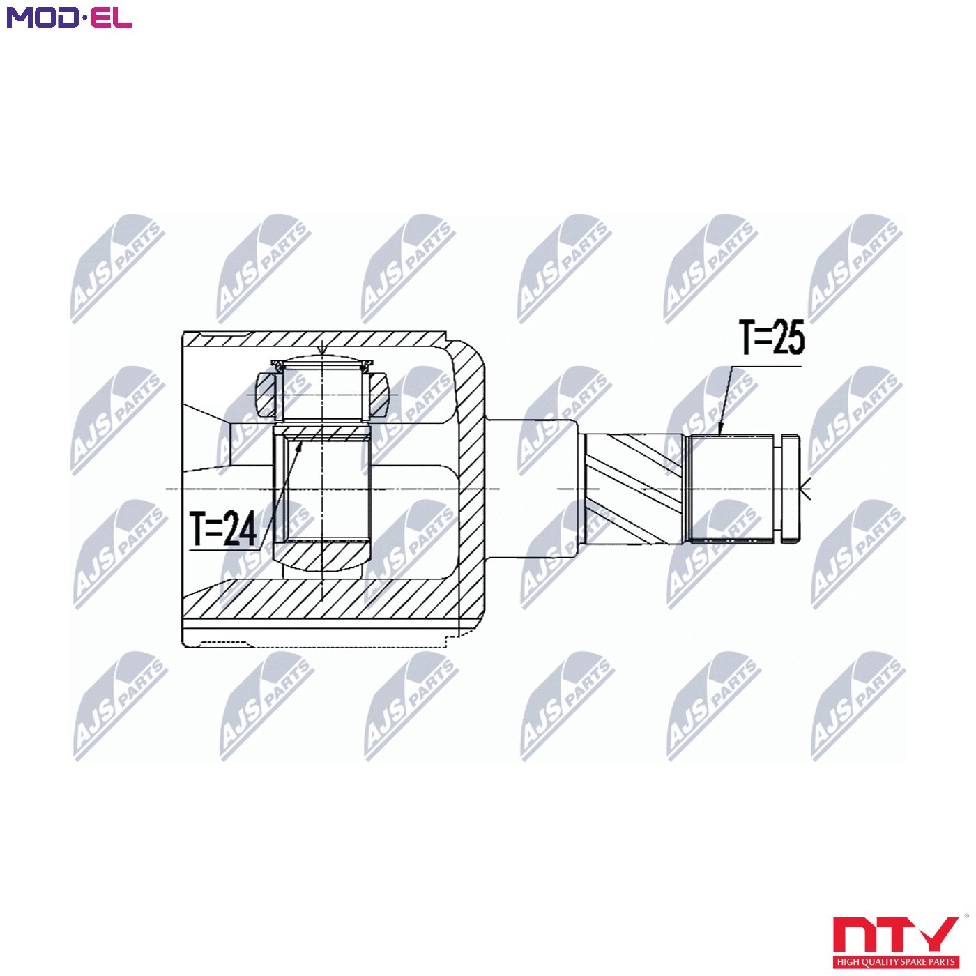 Fits NTY NPW-PL-126 INNER CV JOINT ⭐UK Stock⭐ - Image 9