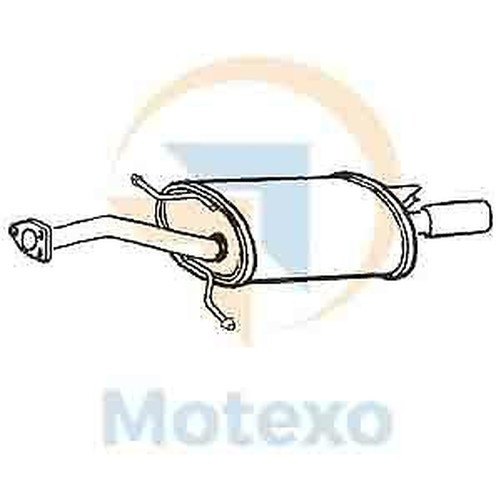 Klarius VO378A Auspufftopf Hinten S40 V40 1.6-2.0 99-01-image