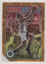 2019 Panini NBA Hoops Premium Stock Get Out the Way Orange John Collins #8 2k3