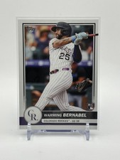 2026 Topps Series 1 Flagship Exclusive Warming Bernabel RC Rookie SP Rockies