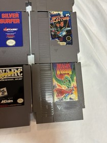 Nintendo NES Game Lot Of 15 All Internally Cleaned Tested Silver Surfer Contra