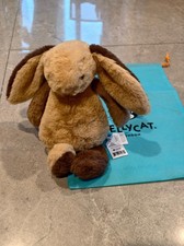 Jellycat Bashful Patchwork Brown Bunny – Brand New With & Dust Bag UK SELLER
