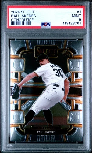 2024 Panini Select Concourse #1 Paul Skenes PSA 9