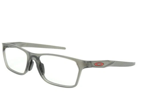 Oakley Hex Jector 8032 0257 Satin Grey Smoke Eyeglass Frames 57 17 141