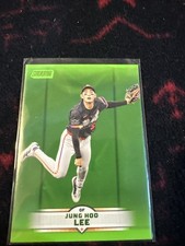2025 Topps Stadium Club - Jung-Hoo Lee #118 Lime Green Foil