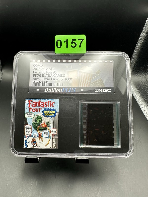 2025 Niue Fantastic Four #5 Comix 1 oz Silver NGC PF70 Ultra Cameo 35mm Film